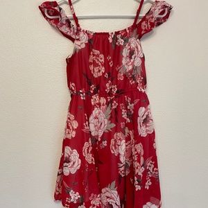 Girl's Off-Shoulder Dress